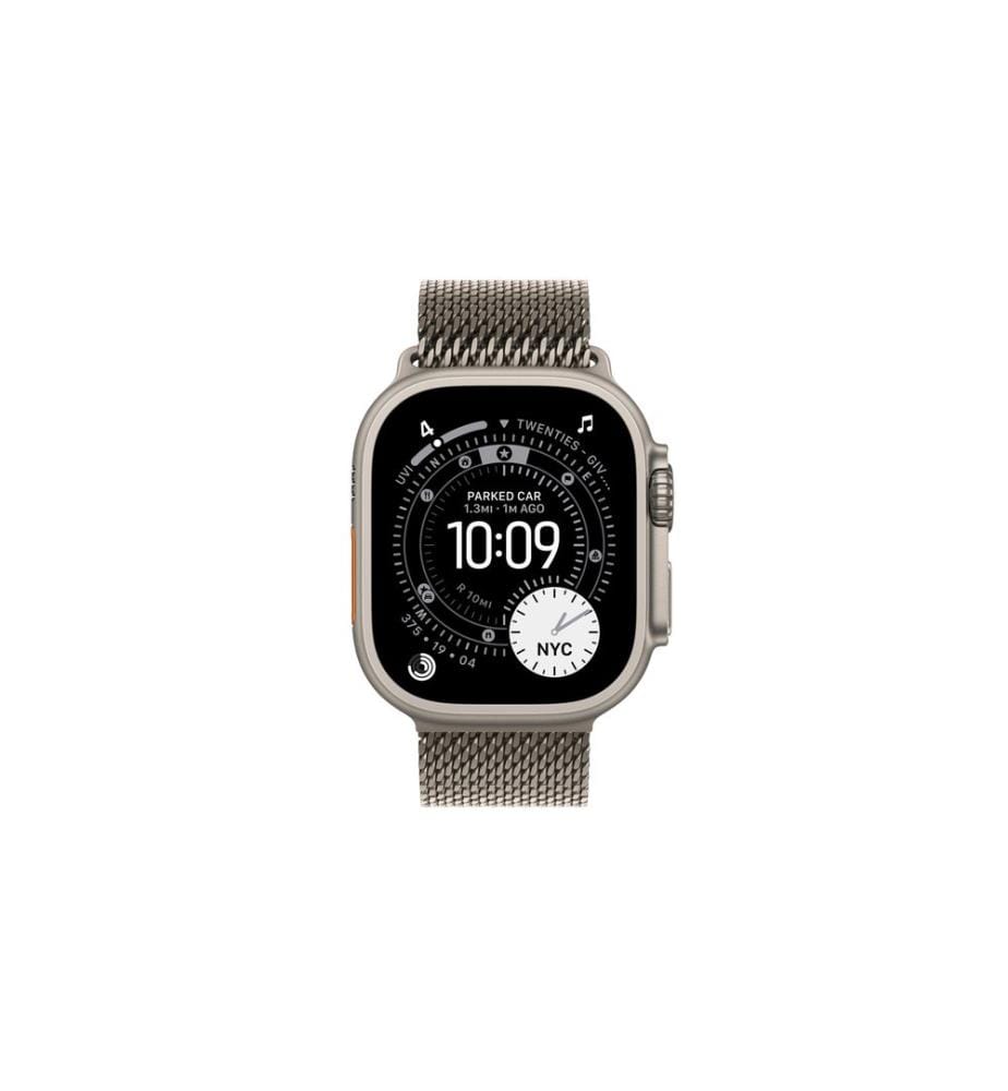 APPLE - Watch Ultra 3 Natural Titanium Milanese Loop L