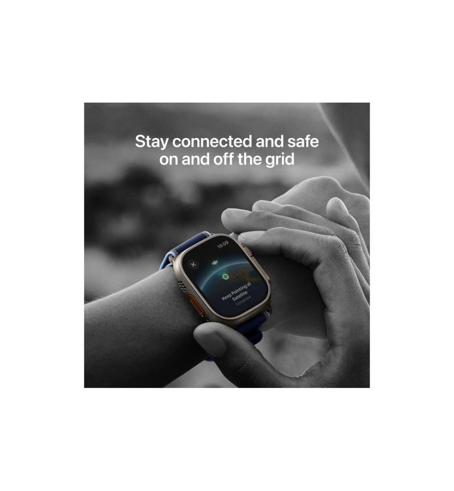 APPLE - Watch Ultra 3 Natural Titanium Milanese Loop L