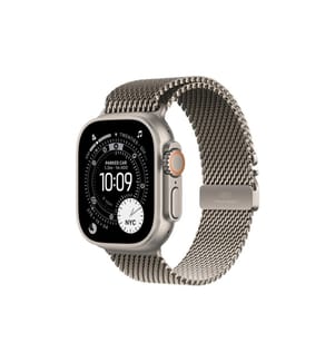 APPLE - Watch Ultra 3 Natural Titanium Milanese Loop S
