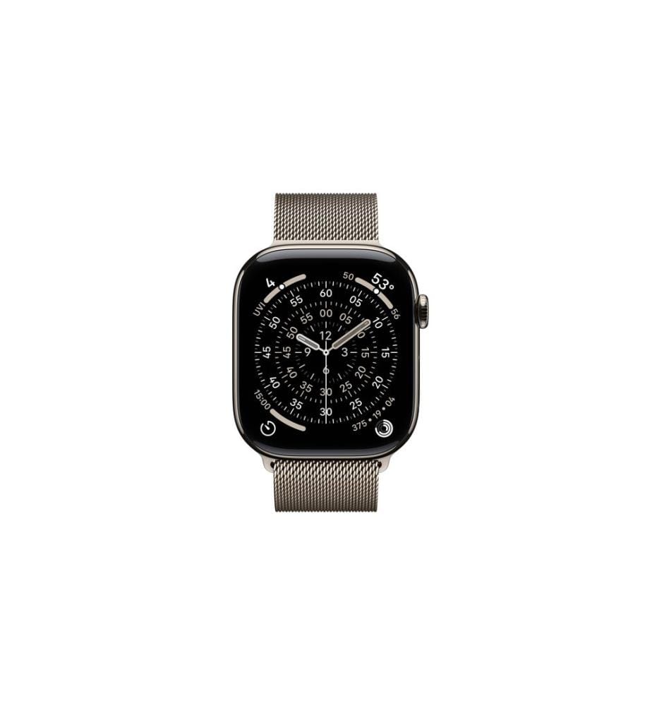 APPLE - Watch Series 11 46 mm LTE Nat Titanium Milanese Loop M/L