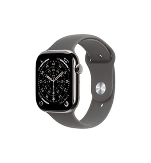 APPLE - Watch Series 11 46 mm LTE Nat Titanium Stone Grey Sport M/L
