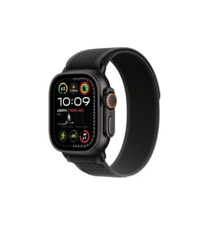 Apple Watch Ultra 2 Black Titanium Trail Loop Schwarz M/L