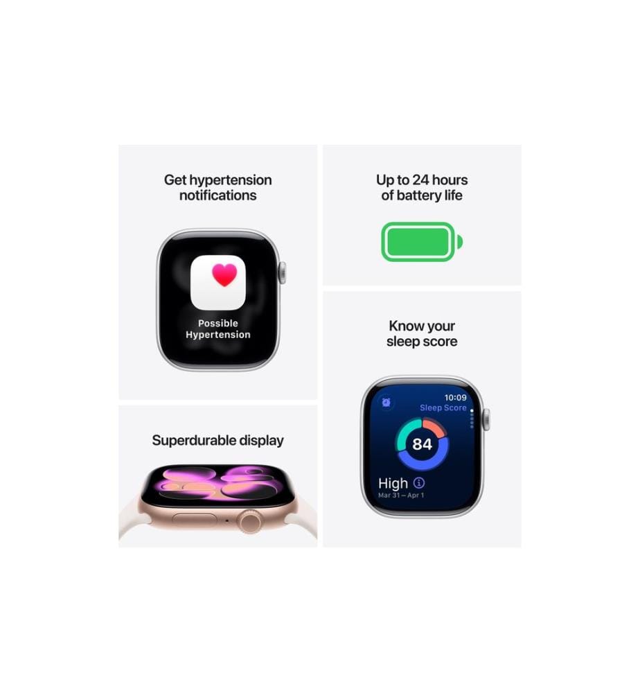 Apple Watch Series 11 46 mm LTE Gold Titan Light Blush Sport M/L