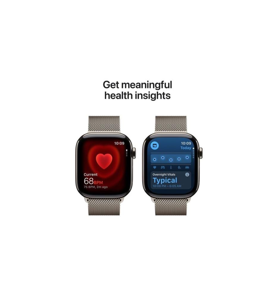 Apple Watch Series 11 42 mm LTE Nat Titanium Milanese Loop