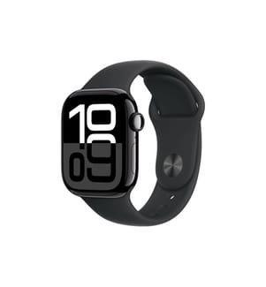 Apple Watch Series 10 42 mm Alu Jet Black Sport S/M