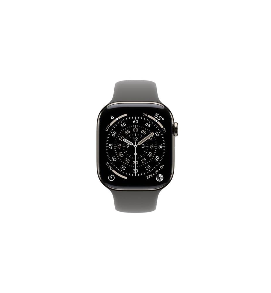Apple Watch Series 11 46 mm LTE Nat Titanium Stone Grey Sport S/M