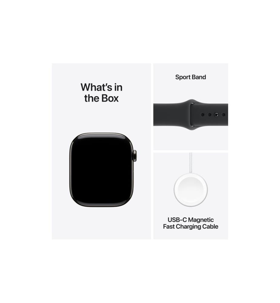Apple Watch Series 11 46 mm LTE Slate Titanium Black Sport M/L