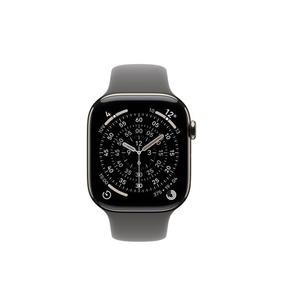 Apple Watch Series 11 42 mm LTE Nat Titanium Stone Grey Sport S/M