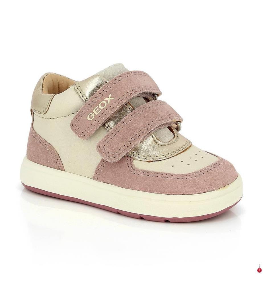 Baskets Biglia - Crème et Rose