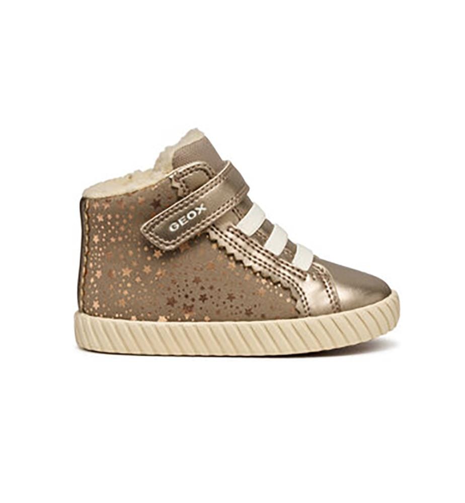 Mirroless Sneakers - Hellbraun und Gold