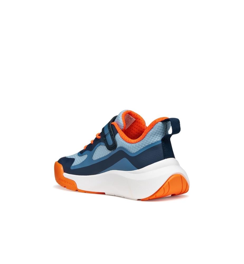 Baskets Pro Ran - Bleu Marine & Orange