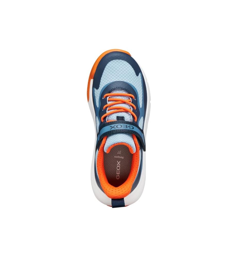 Baskets Pro Ran - Bleu Marine & Orange