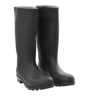 Gummistiefel Schwarz Grösse 45 PVC