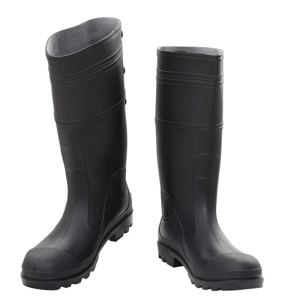 Gummistiefel Schwarz Grösse 45 PVC