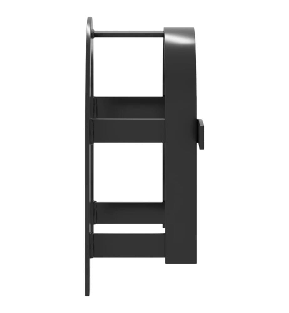Porte-bride mural noir fer