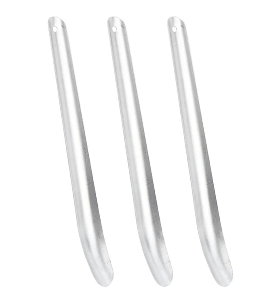 Schweissmesser für Pferde 3 Stk. Silbern Aluminium