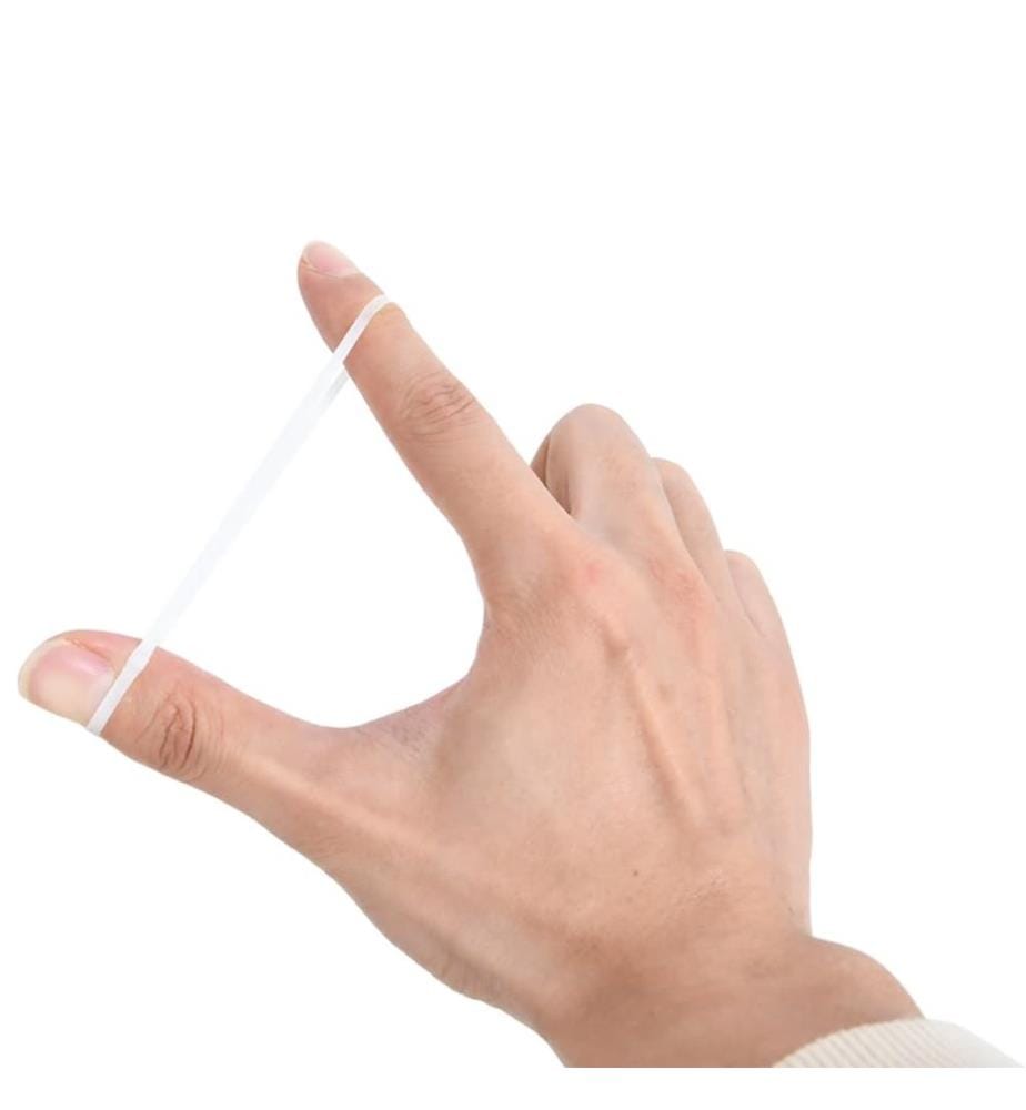 Bandes tressées pour chevaux 2500 pcs silicone blanc
