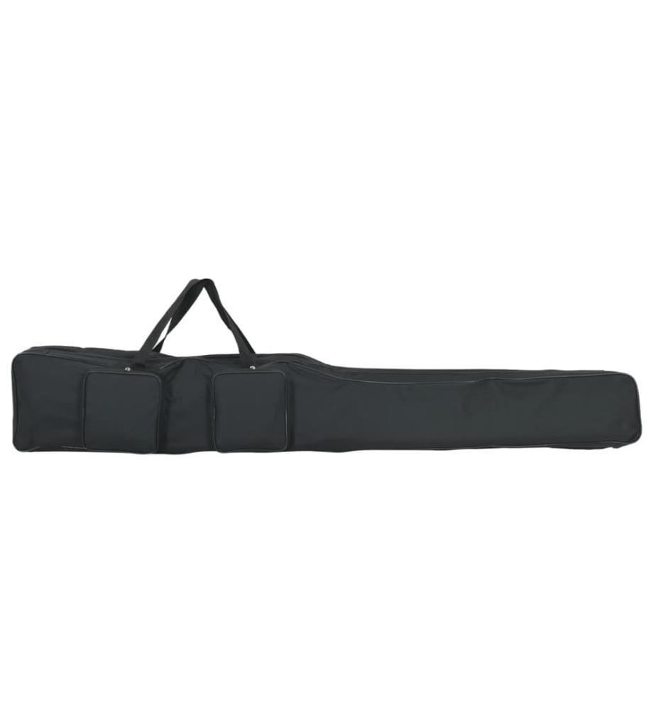 Angelrutentasche Schwarz 150 cm Oxford-Gewebe