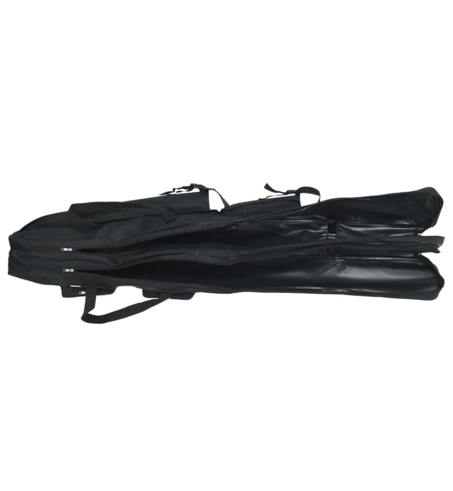 Angelrutentasche Schwarz 160 cm Oxford-Gewebe