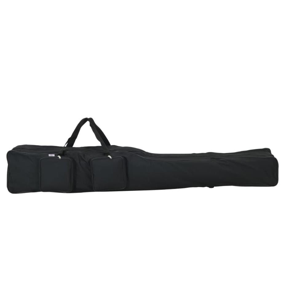 Angelrutentasche Schwarz 160 cm Oxford-Gewebe