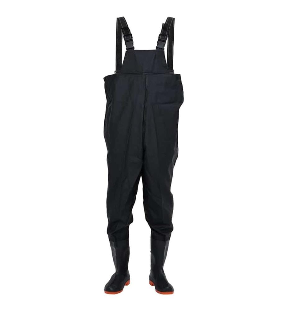 Wathose mit Stiefeln Schwarz Grösse 40