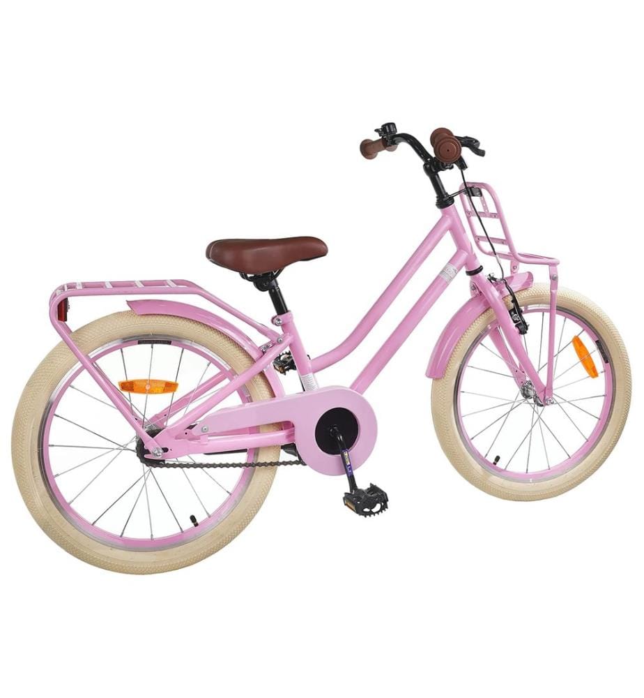 Vélo pour Enfants 18 Pouces pour les 5-7 ans Rose clair