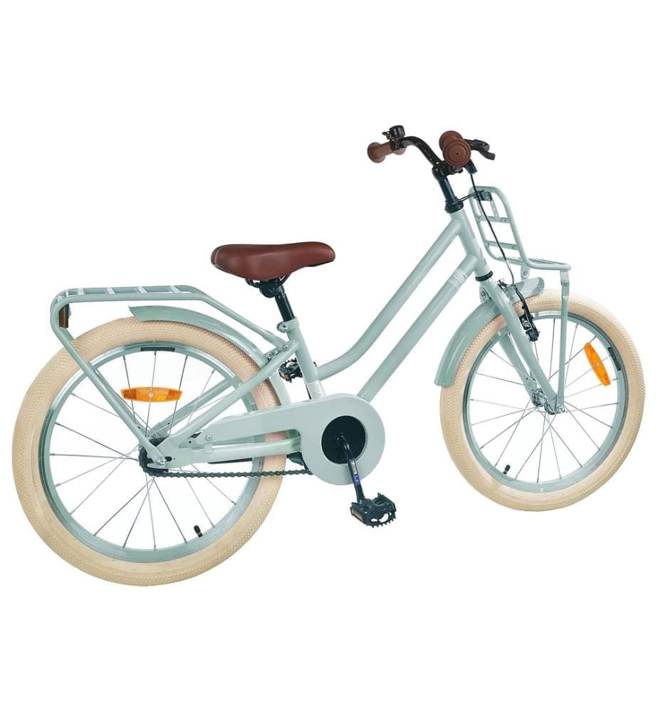 Kinderfahrrad 18 Zoll für 5-7 Jahre alt Hellgrün