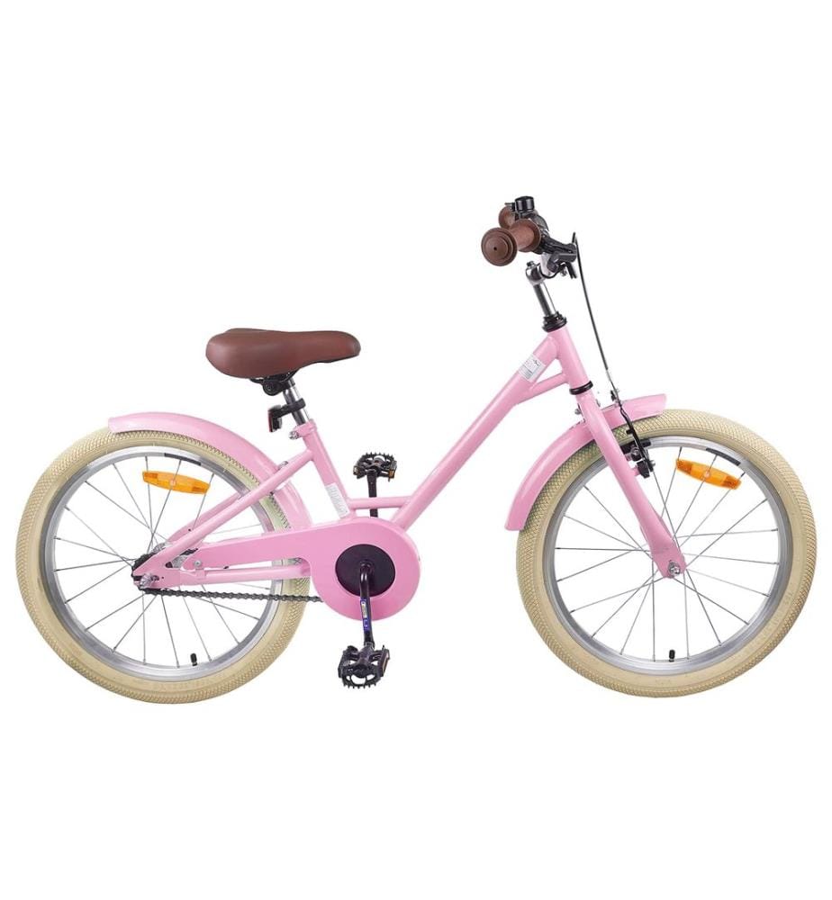 Kinderfahrrad 18 Zoll für 5-7 Jahre alt Hellrosa
