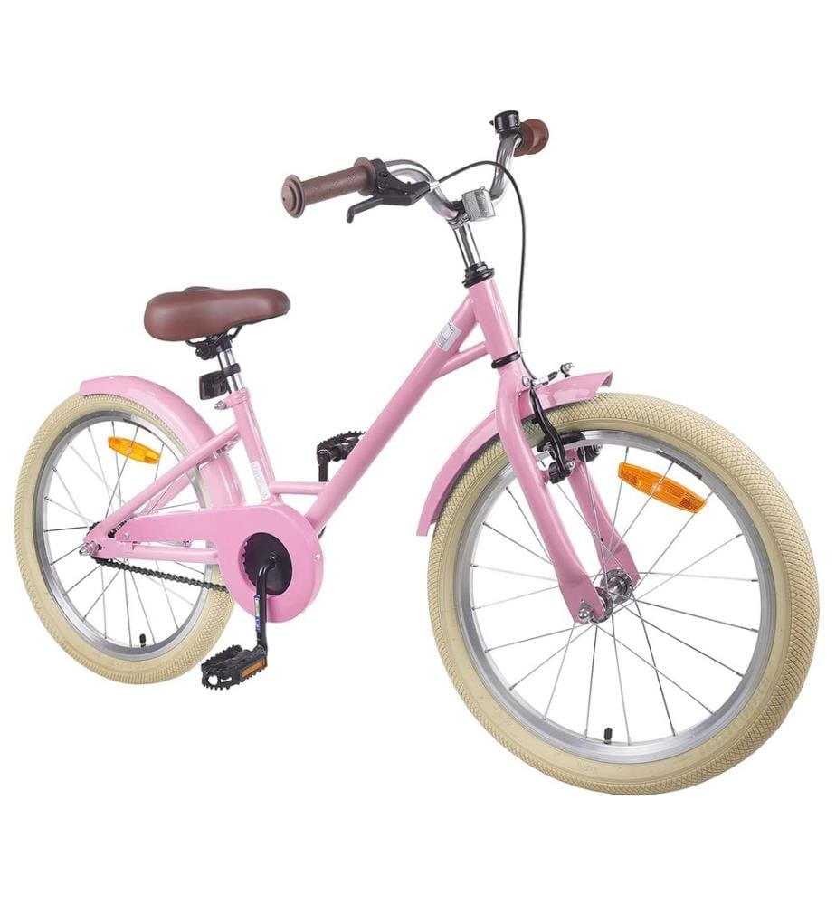 Kinderfahrrad 18 Zoll für 5-7 Jahre alt Hellrosa