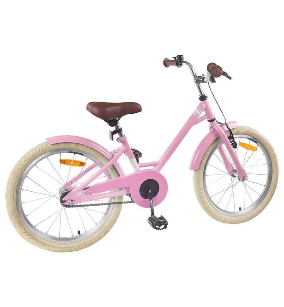 Kinderfahrrad 18 Zoll für 5-7 Jahre alt Hellrosa