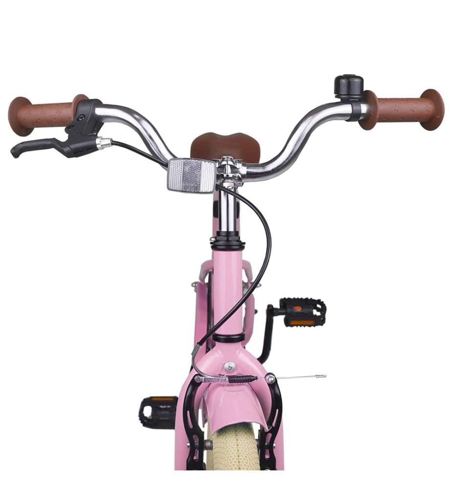 Kinderfahrrad 18 Zoll für 5-7 Jahre alt Hellrosa