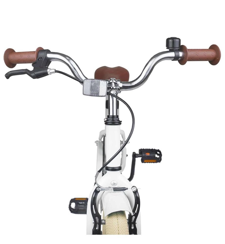 Vélo pour Enfants 18 Pouces pour les 5-7 ans Blanc