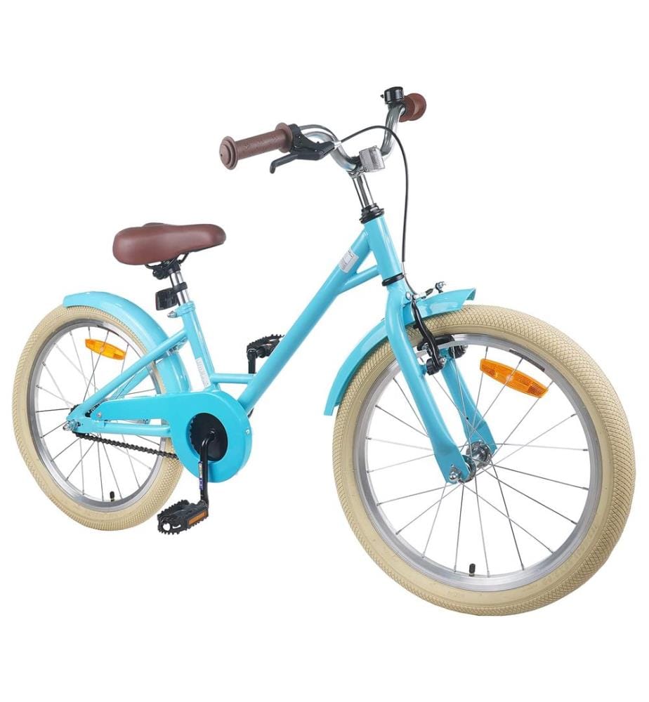 Vélo pour Enfants 18 Pouces pour les 5-7 ans Bleu clair