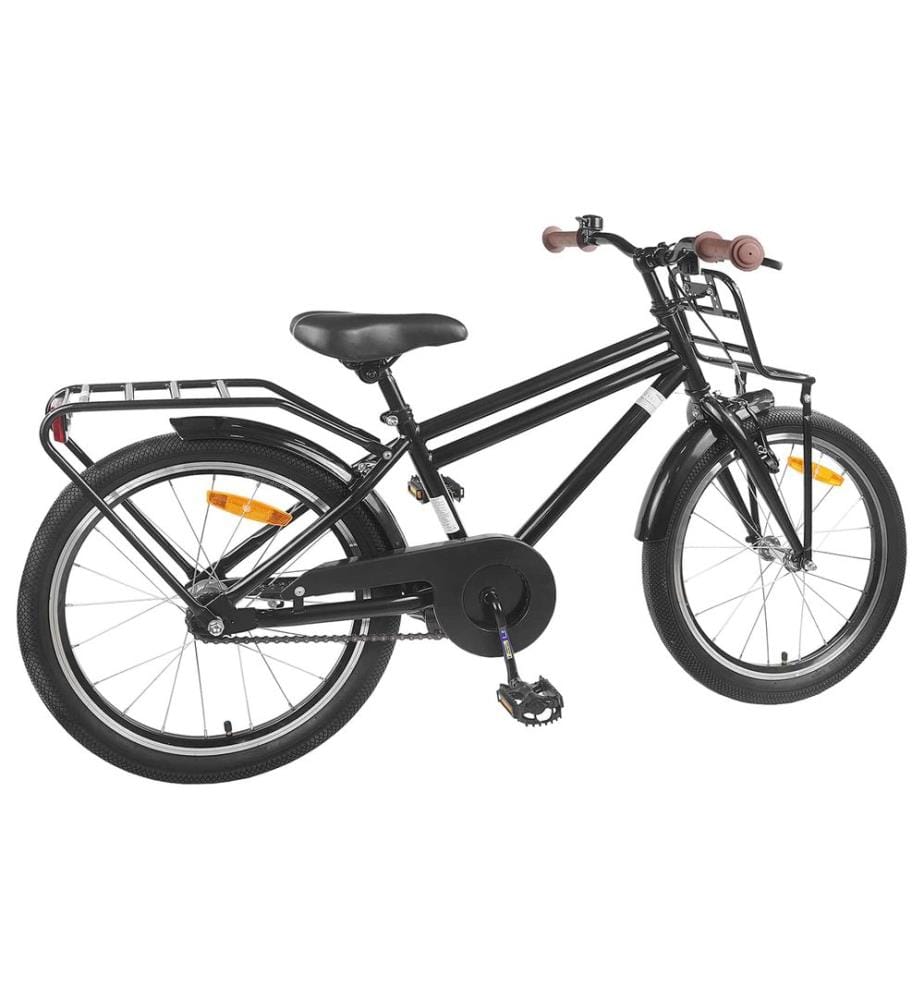 Kinderfahrrad 22 Zoll für 7-12 Jahre alt Schwarz