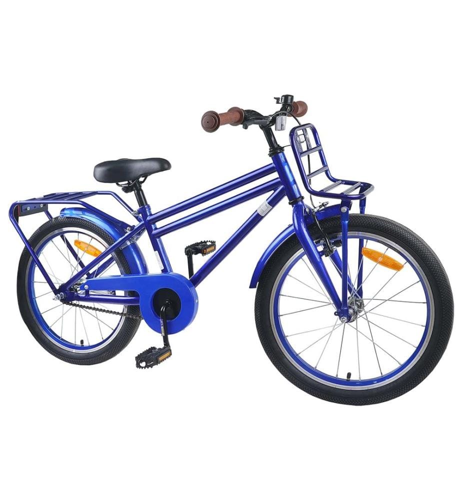 Vélo pour Enfants 18 Pouces pour les 5-7 ans Bleu foncé