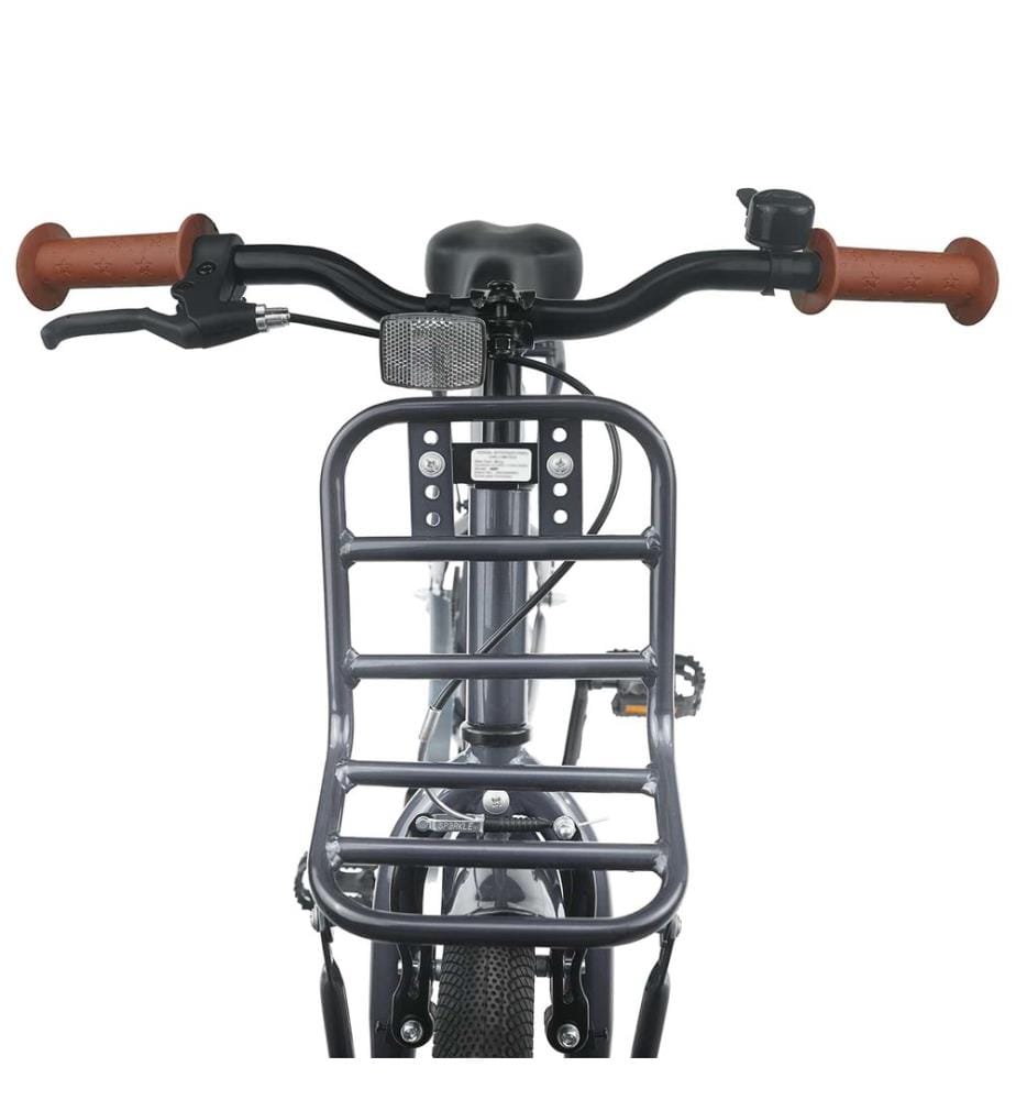 Vélo pour Enfants 18 Pouces pour les 5-7 ans Gris foncé
