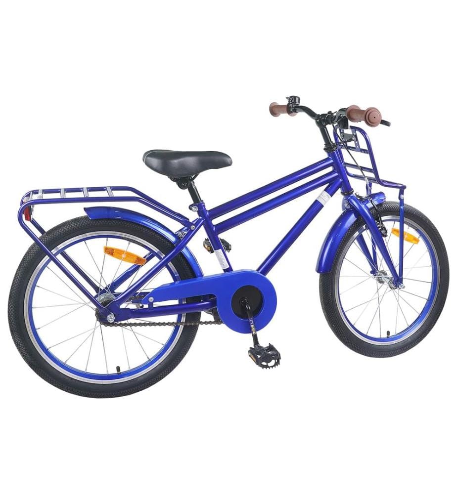 Vélo pour Enfants 18 Pouces pour les 5-7 ans Bleu foncé