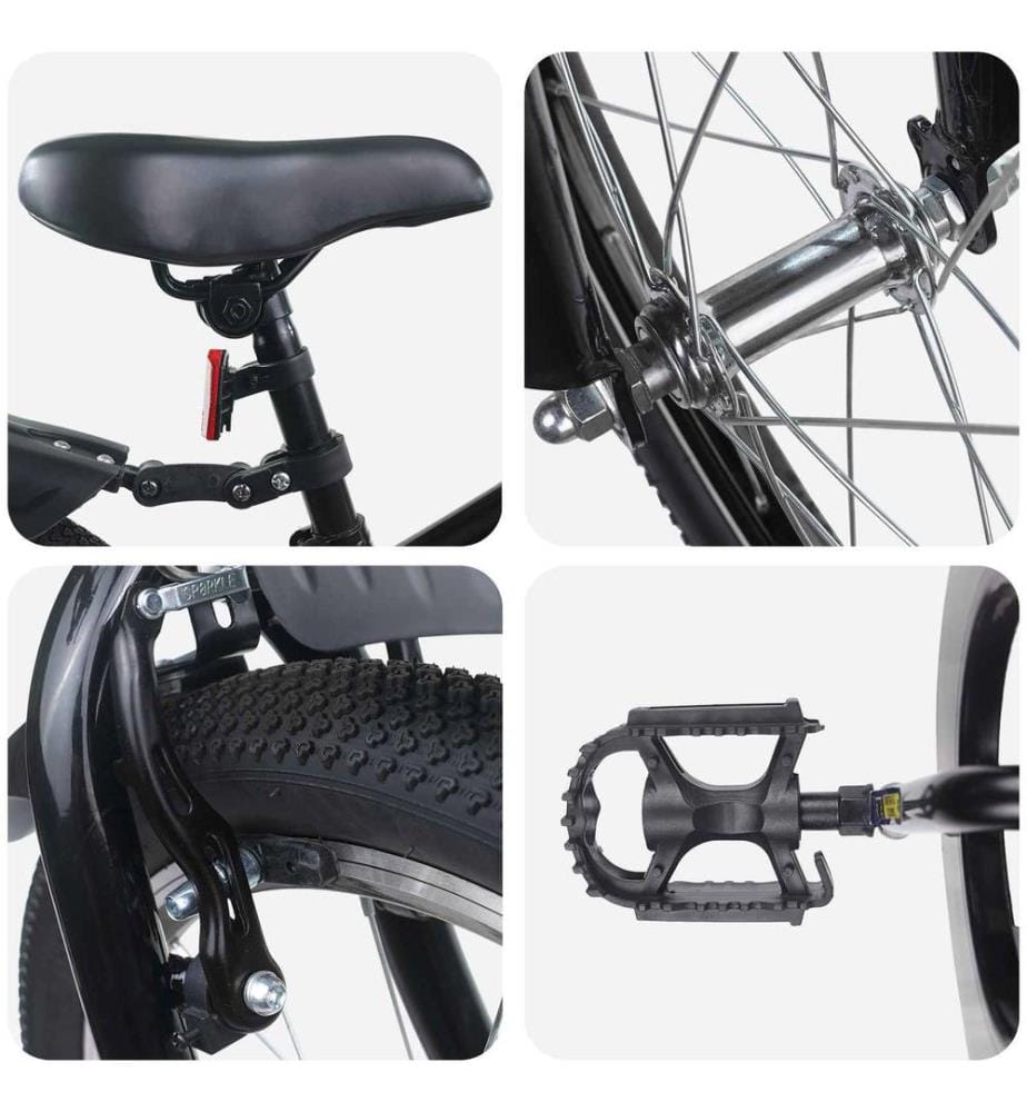 Vélo pour Enfants 20 Pouces pour les enfants de 6 à 11 ans Noir