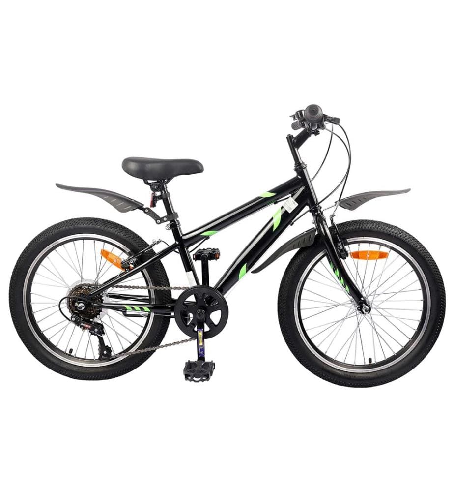 Kinderfahrrad 20 Zoll 6-Speed für 6-11 Jahre alt Schwarz