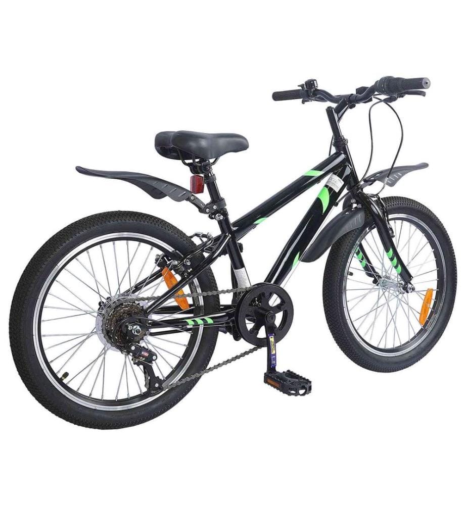 Kinderfahrrad 20 Zoll 6-Speed für 6-11 Jahre alt Schwarz