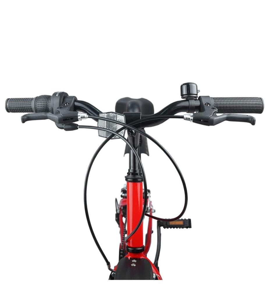 Kinderfahrrad 24 Zoll 6-Speed für 8-12 Jahre alt Rot
