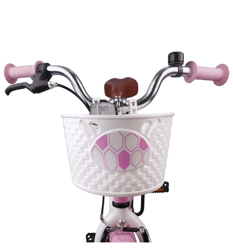 Vélo pour Enfants 18 Pouces pour les 5-7 ans Rose clair