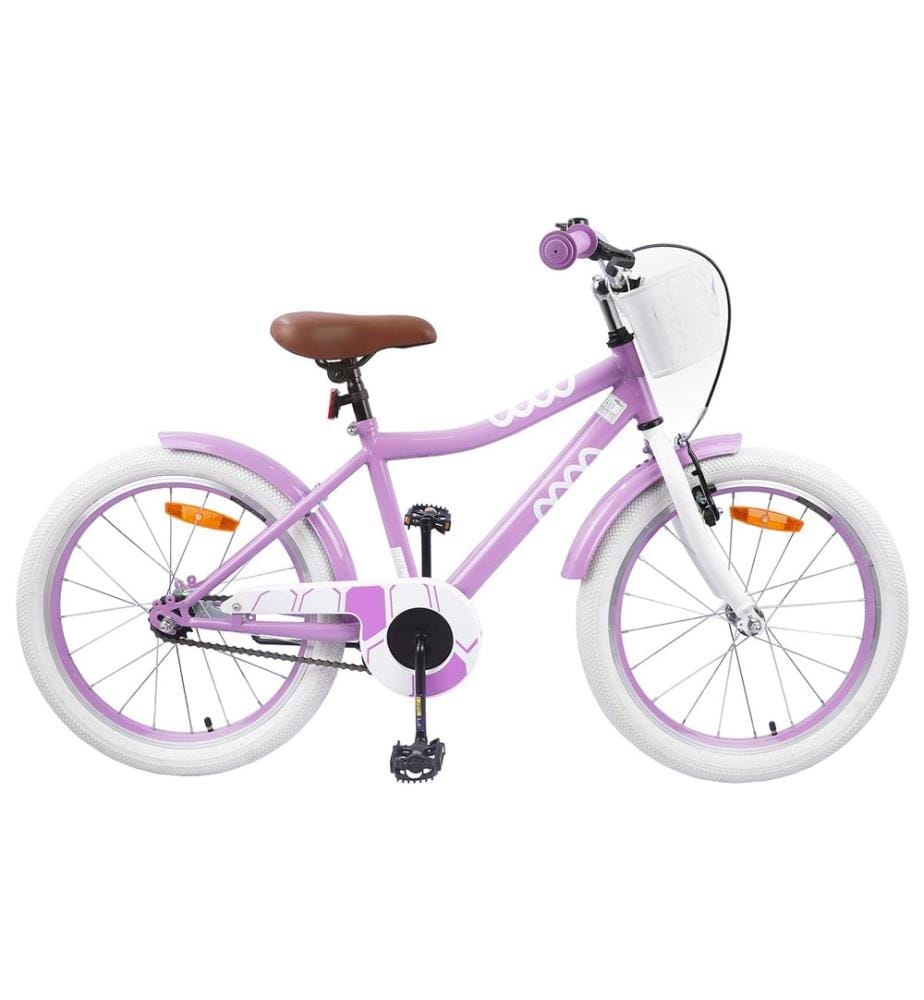 Kinderfahrrad 18 Zoll für 5-7 Jahre alt Lila