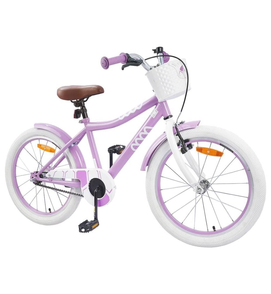Kinderfahrrad 18 Zoll für 5-7 Jahre alt Lila