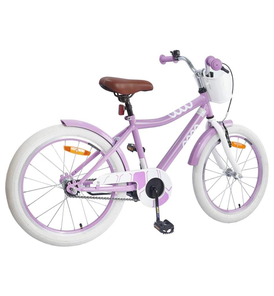 Kinderfahrrad 18 Zoll für 5-7 Jahre alt Lila