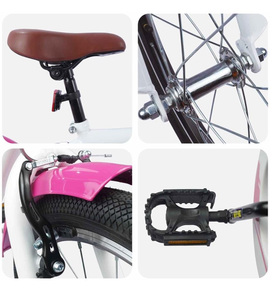 Vélo pour Enfants 20 Pouces pour les enfants de 6 à 11 ans Rose