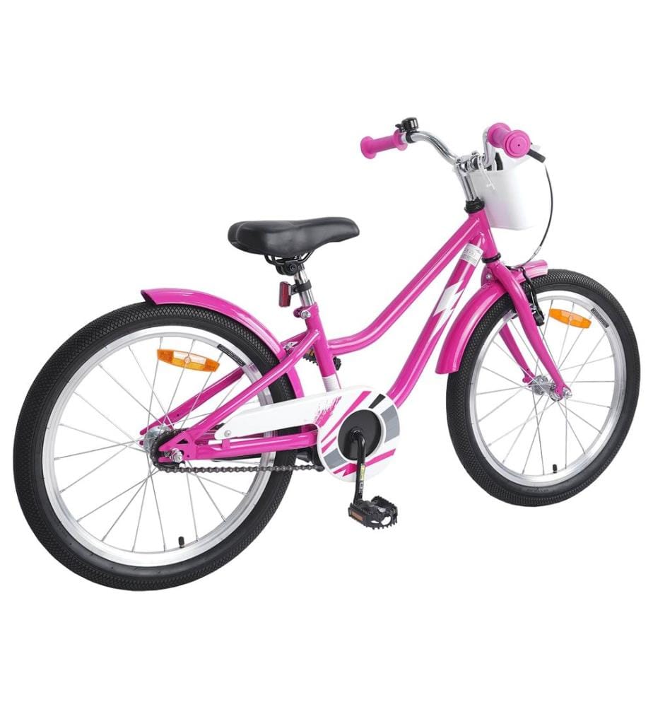 Vélo pour Enfants 18 Pouces pour les 5-7 ans Rose foncé