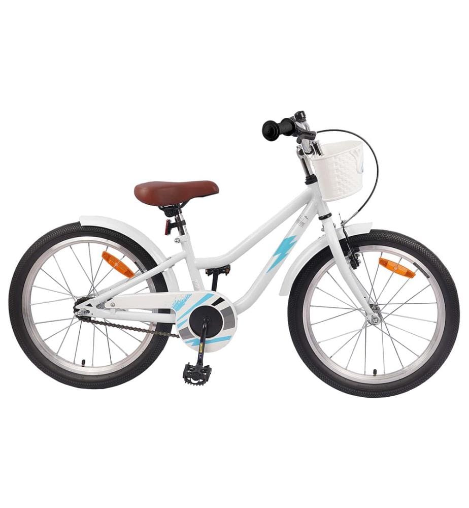 Kinderfahrrad 20 Zoll für 6-11 Jahre alt Weiss