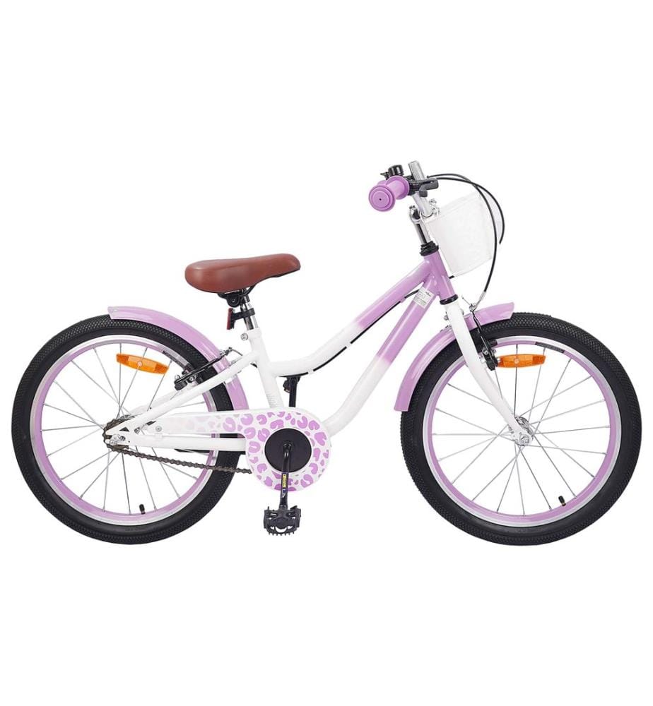 Vélo pour Enfants 18 Pouces pour les 5-7 ans Pourpre