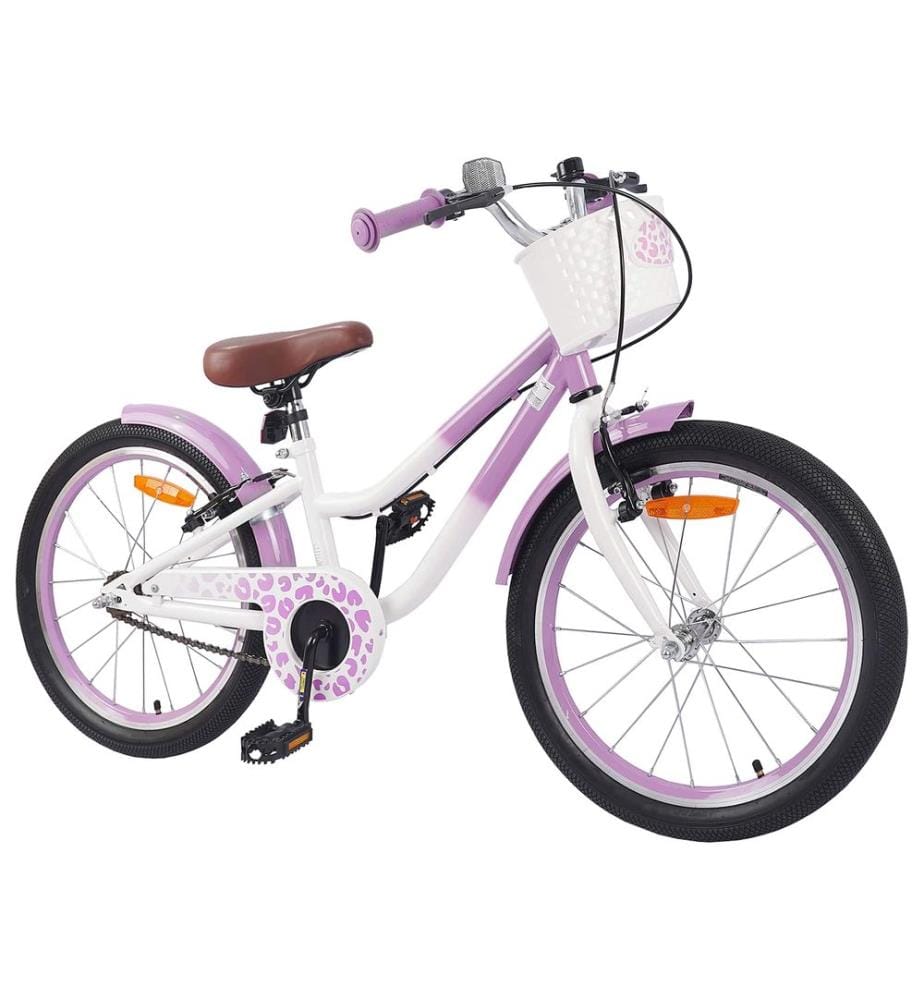 Vélo pour Enfants 18 Pouces pour les 5-7 ans Pourpre